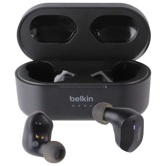 Belkin SoundForm True Wireless IPX5 Earbuds (AUC001btBK) - Black Portable Audio - Headphones Belkin - Simple Cell Bulk Wholesale Pricing - USA Seller