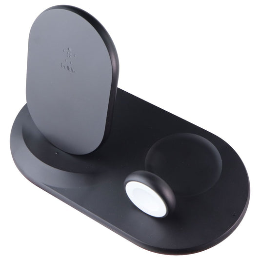Belkin Wireless 7.5W Qi Stand for iPhone, AirPod & Apple Watch - Black (AU Plug)