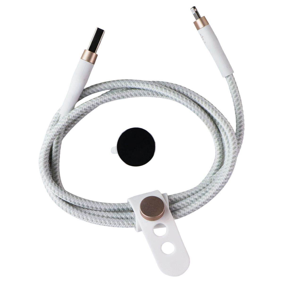 Belkin BoostCharge 3.3Ft Pro Flex USB-A to Lightning 8-Pin Braided Cable - White Cell Phone - Cables & Adapters Belkin - Simple Cell Bulk Wholesale Pricing - USA Seller