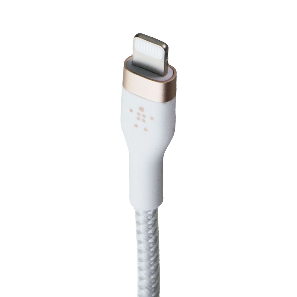 Belkin BoostCharge 3.3Ft Pro Flex USB-A to Lightning 8-Pin Braided Cable - White Cell Phone - Cables & Adapters Belkin - Simple Cell Bulk Wholesale Pricing - USA Seller