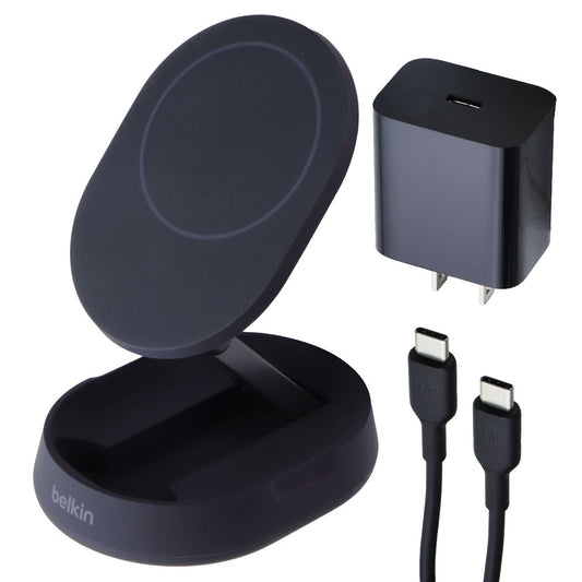 Belkin 15W BoostCharge Pro Convertible Magnetic Charging Stand - Black Cell Phone - Chargers & Cradles Belkin - Simple Cell Bulk Wholesale Pricing - USA Seller
