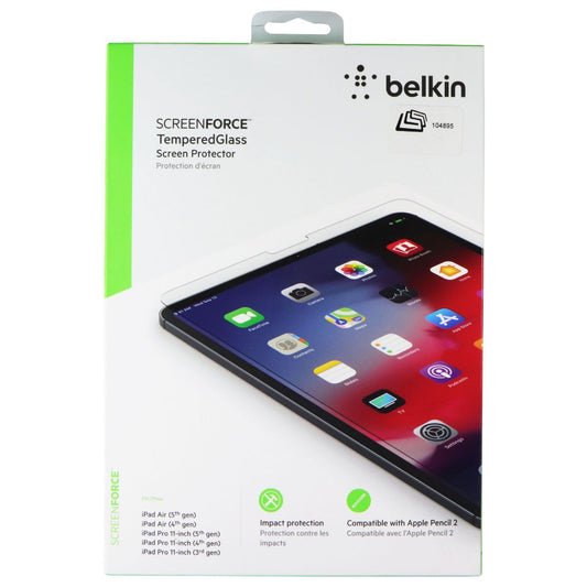 Belkin ScreenForce Screen Protector for 11-in Apple iPad Air 5th-4th/Pro 5th-3rd iPad/Tablet Accessories - Screen Protectors Belkin - Simple Cell Bulk Wholesale Pricing - USA Seller