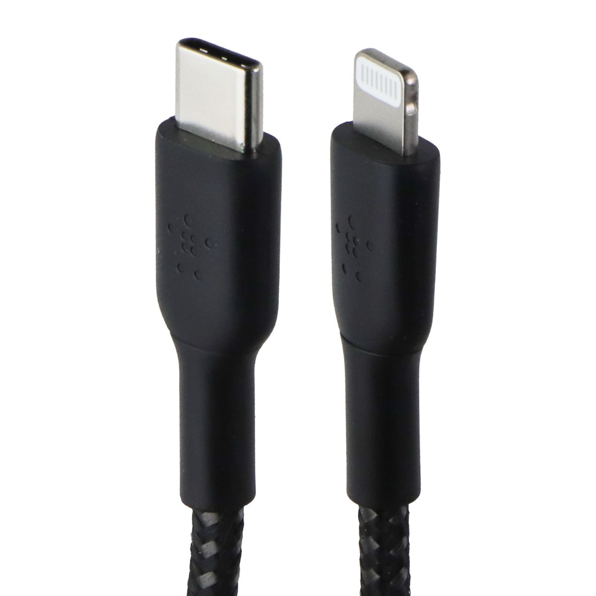 Belkin BoostCharge 3.3 Foot USB-C to Lightning 8-Pin Braided Cable - Black Cell Phone - Cables & Adapters Belkin - Simple Cell Bulk Wholesale Pricing - USA Seller