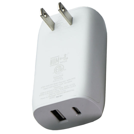 Belkin (37W) Dual Port USB and USB-C Wall Charger - White