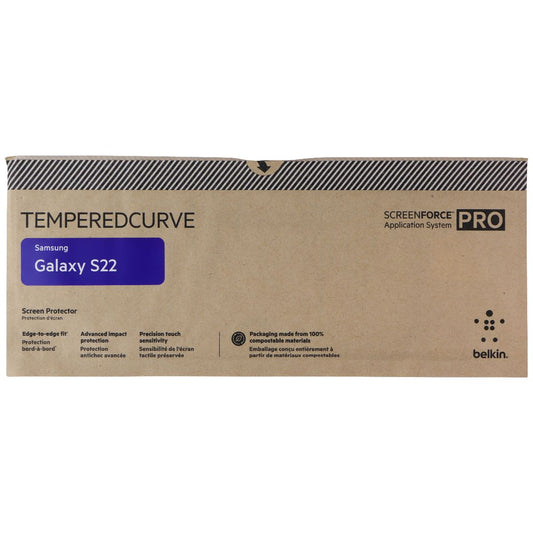 Belkin ScreenForce Pro TemperedCurve Screen Protector for Galaxy S22 - 5Pk BULK* Cell Phone - Screen Protectors Belkin - Simple Cell Bulk Wholesale Pricing - USA Seller