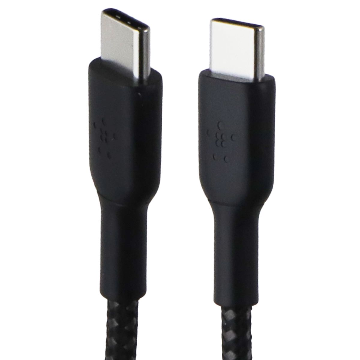 Belkin BoostCharge Braided USB-C to USB-C Cable (3.3-Foot/1-Meter) - Black Cell Phone - Cables & Adapters Belkin - Simple Cell Bulk Wholesale Pricing - USA Seller