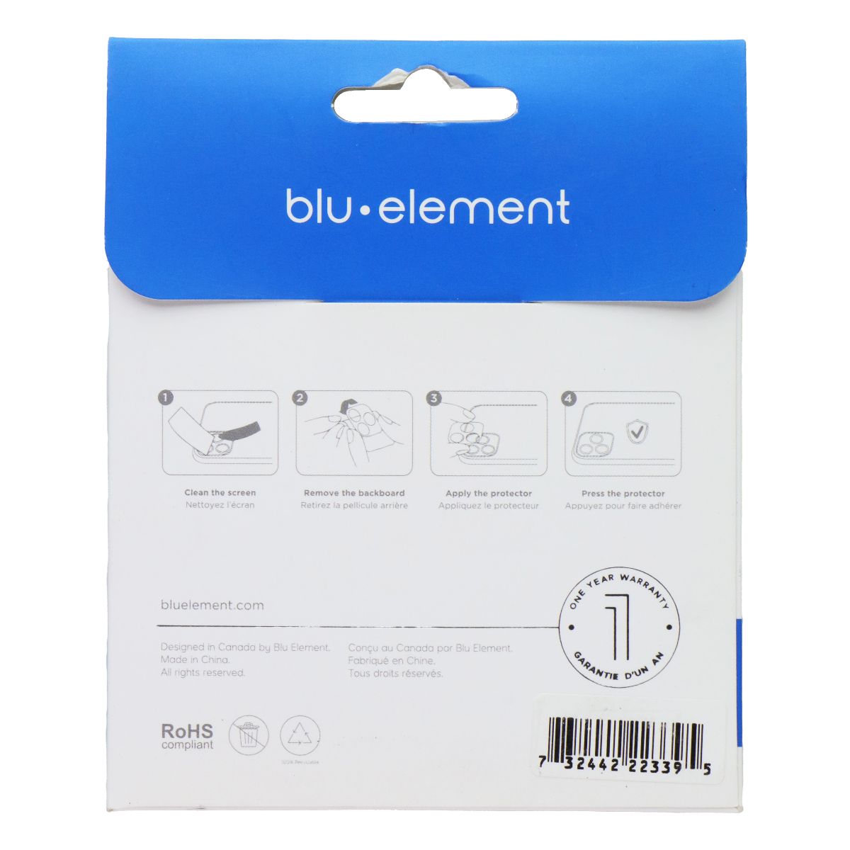 Blu Element Tempered Glass Camera Lens Protector for Apple iPhone 12 Cell Phone - Other Accessories Blu Element - Simple Cell Bulk Wholesale Pricing - USA Seller