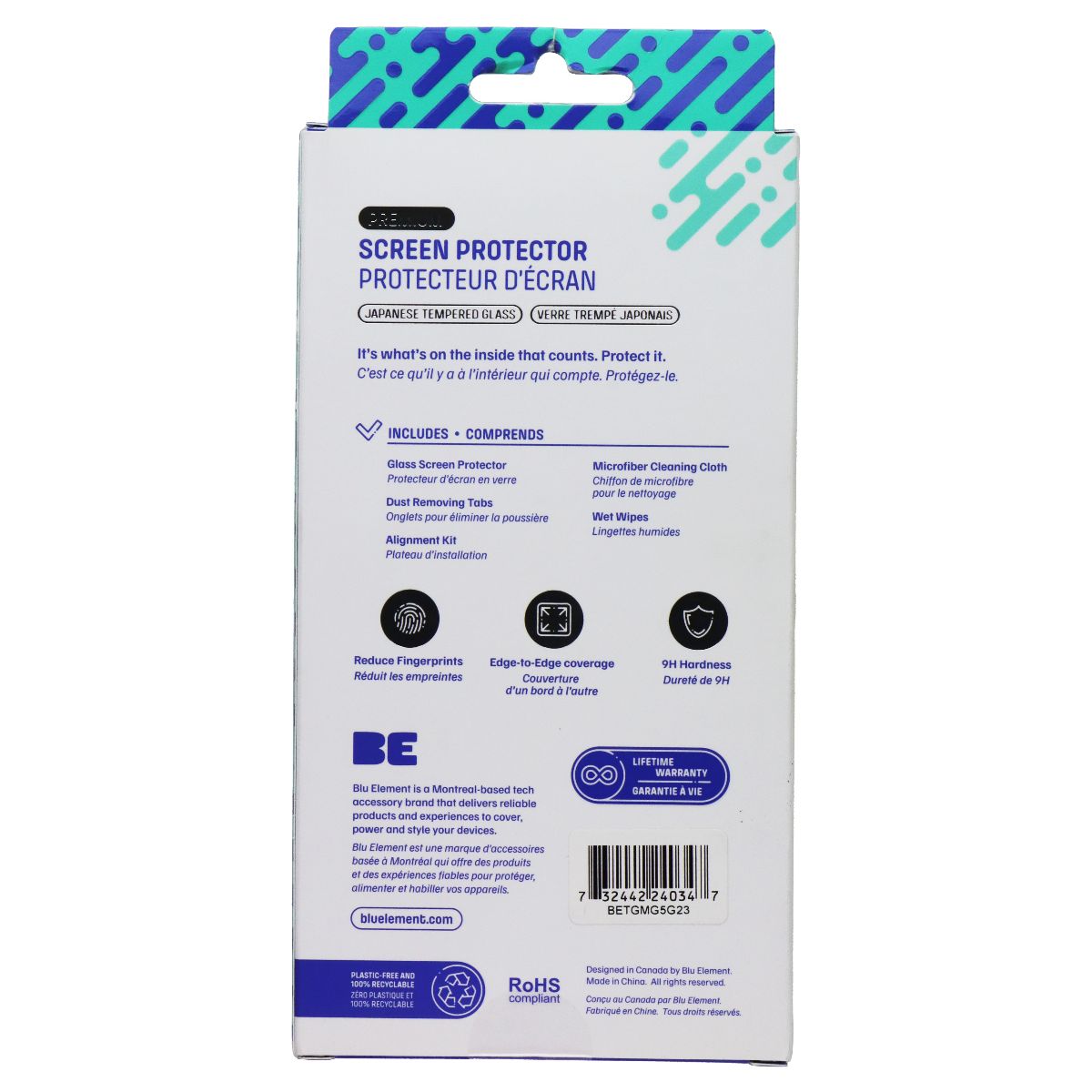 Blu Element Premium Screen Protector for Moto G 5G (2023) - Clear Cell Phone - Screen Protectors Blu Element - Simple Cell Bulk Wholesale Pricing - USA Seller