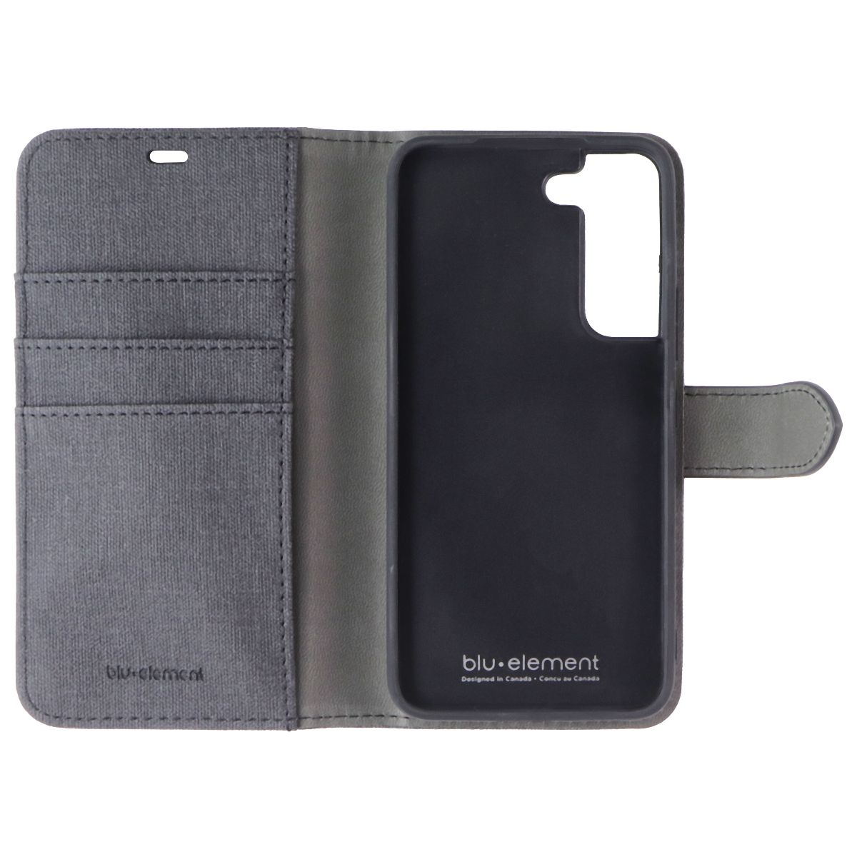 Blu Element Folio 2-In-1 Case for Samsung Galaxy S22 - Black Cell Phone - Cases, Covers & Skins Blu Element - Simple Cell Bulk Wholesale Pricing - USA Seller