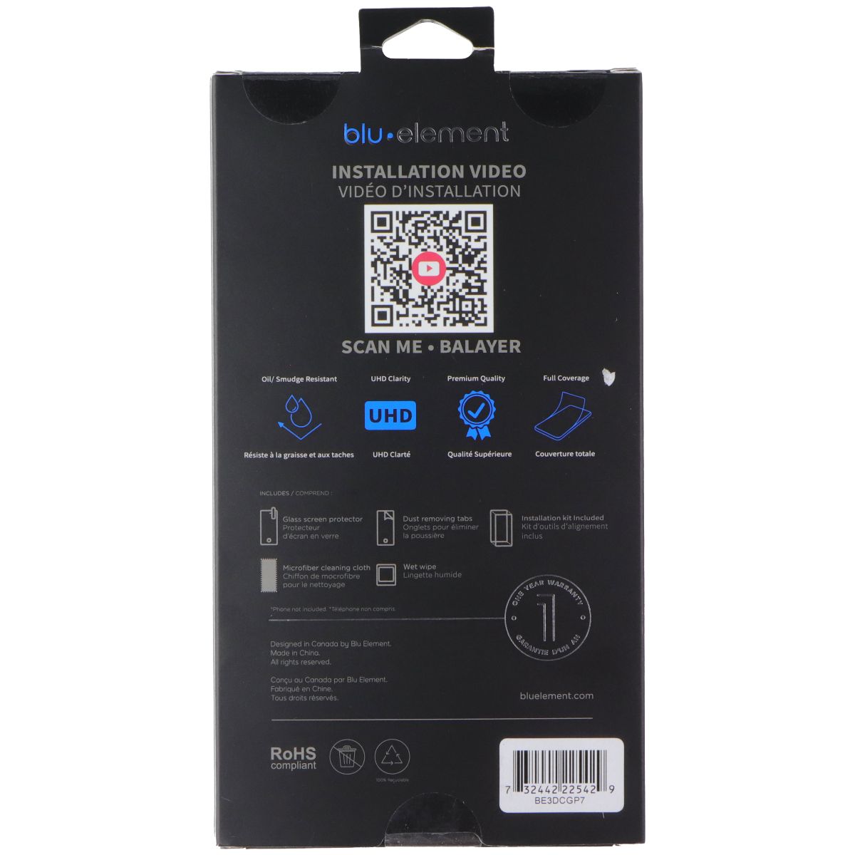 BLU Element Premium Screen Protector for Google Pixel 7 - Clear Cell Phone - Screen Protectors Blu Element - Simple Cell Bulk Wholesale Pricing - USA Seller