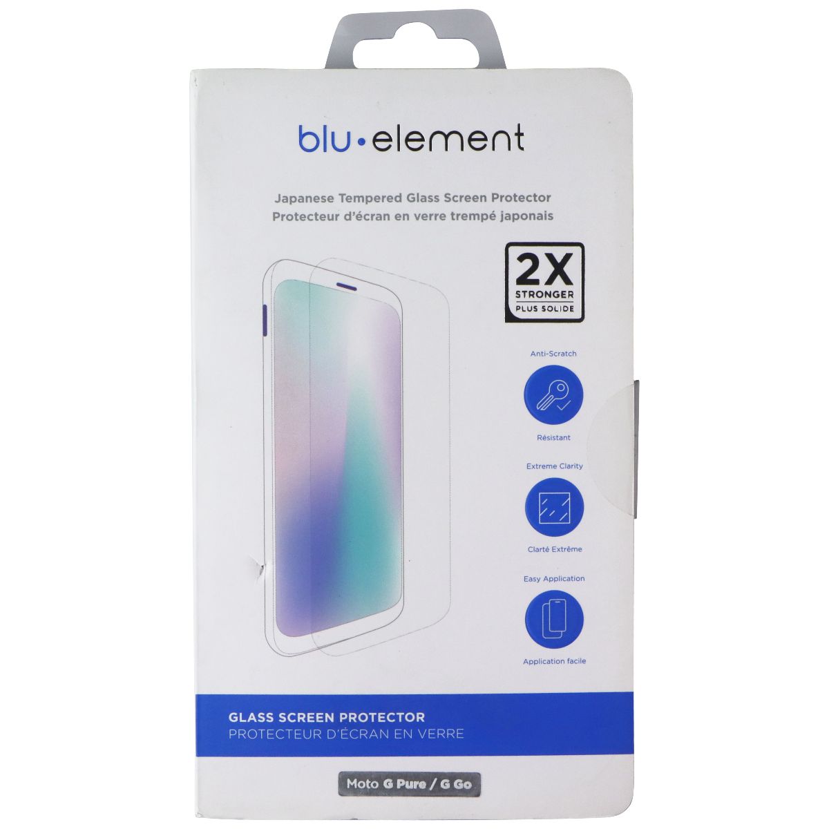 Blu Element Screen Protector for Motorola Moto G Pure / G Go Cell Phone - Screen Protectors Blu Element - Simple Cell Bulk Wholesale Pricing - USA Seller