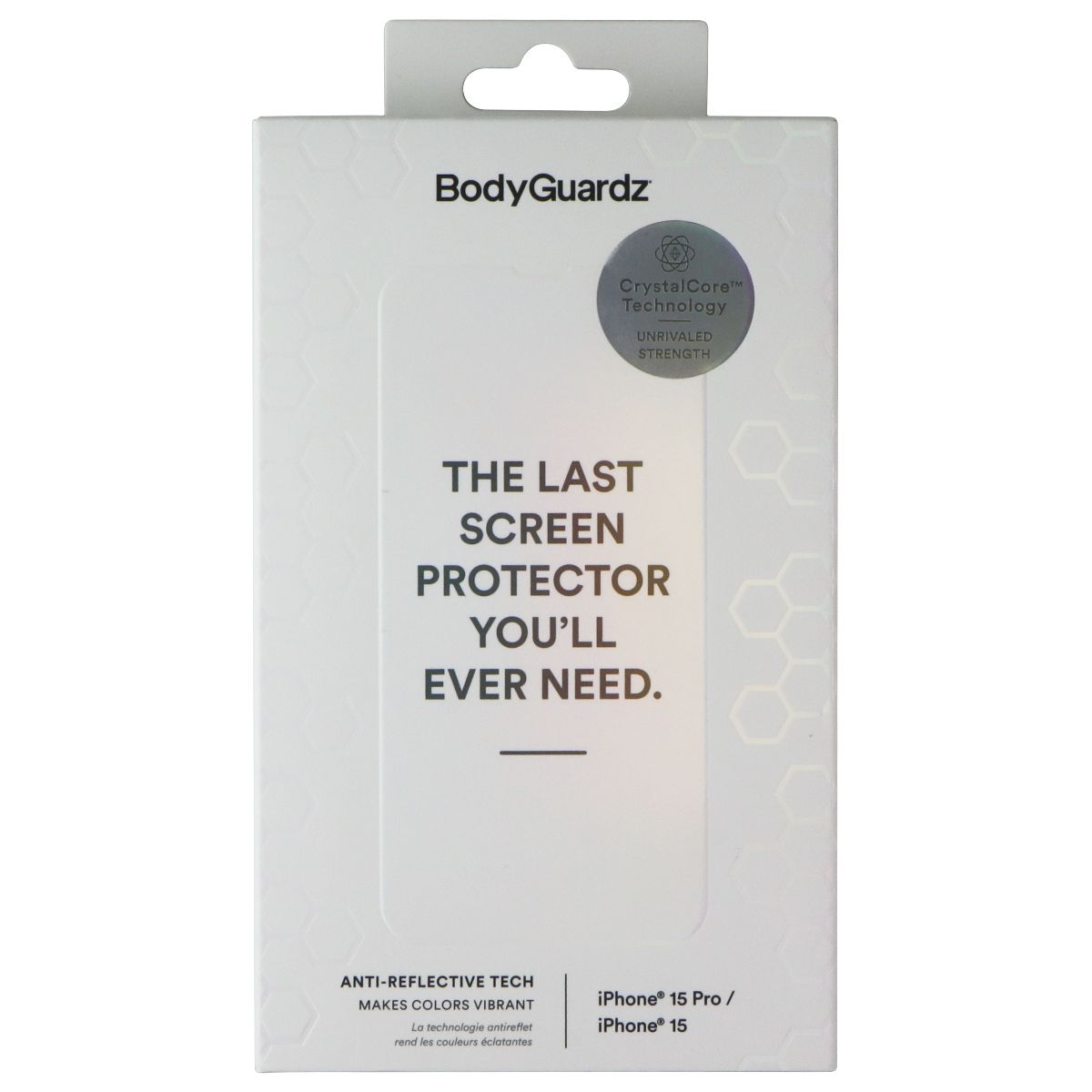BodyGuardz Apex Screen Protector for Apple iPhone 15 / iPhone 15 Pro Cell Phone - Screen Protectors BODYGUARDZ - Simple Cell Bulk Wholesale Pricing - USA Seller