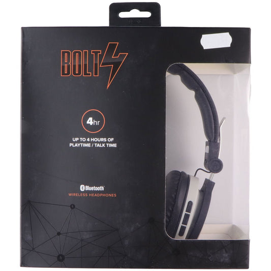BOLT4 Bluetooth Wireless Headphones - Black (BH-190BK) Cell Phone - Headsets BOLT4 - Simple Cell Bulk Wholesale Pricing - USA Seller