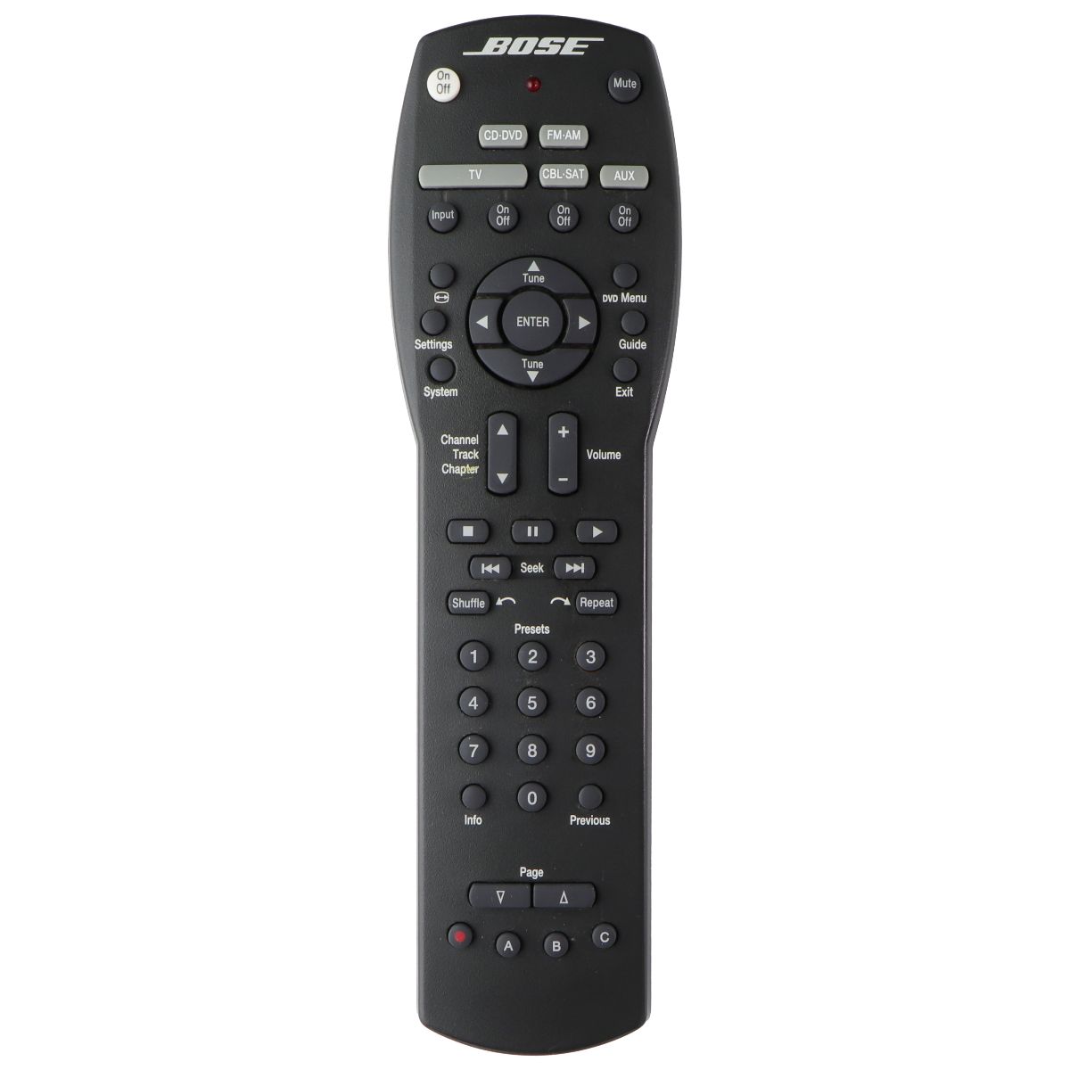 Bose (MX 6 18 C) Cinemate Home Theatre Universal Remote Control TV, Video & Audio Accessories - Remote Controls Bose    - Simple Cell Bulk Wholesale Pricing - USA Seller