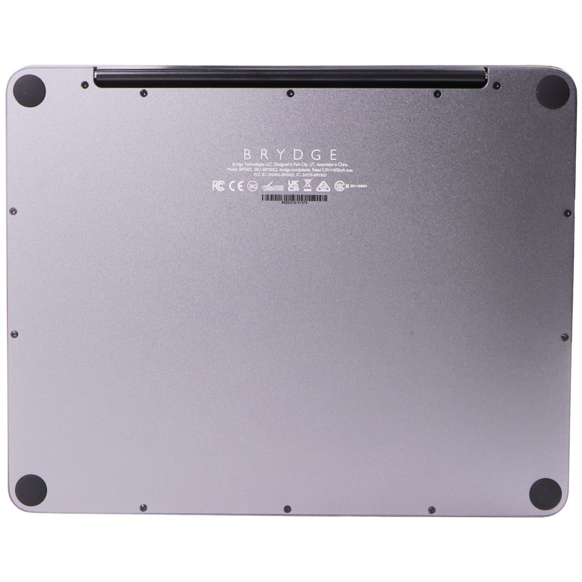 Brydge 12.9-in MAX+ Keyboard Case w/ Trackpad for iPad Pro 12.9 5th/4th - Gray iPad/Tablet Accessories - Cases, Covers, Keyboard Folios Brydge    - Simple Cell Bulk Wholesale Pricing - USA Seller