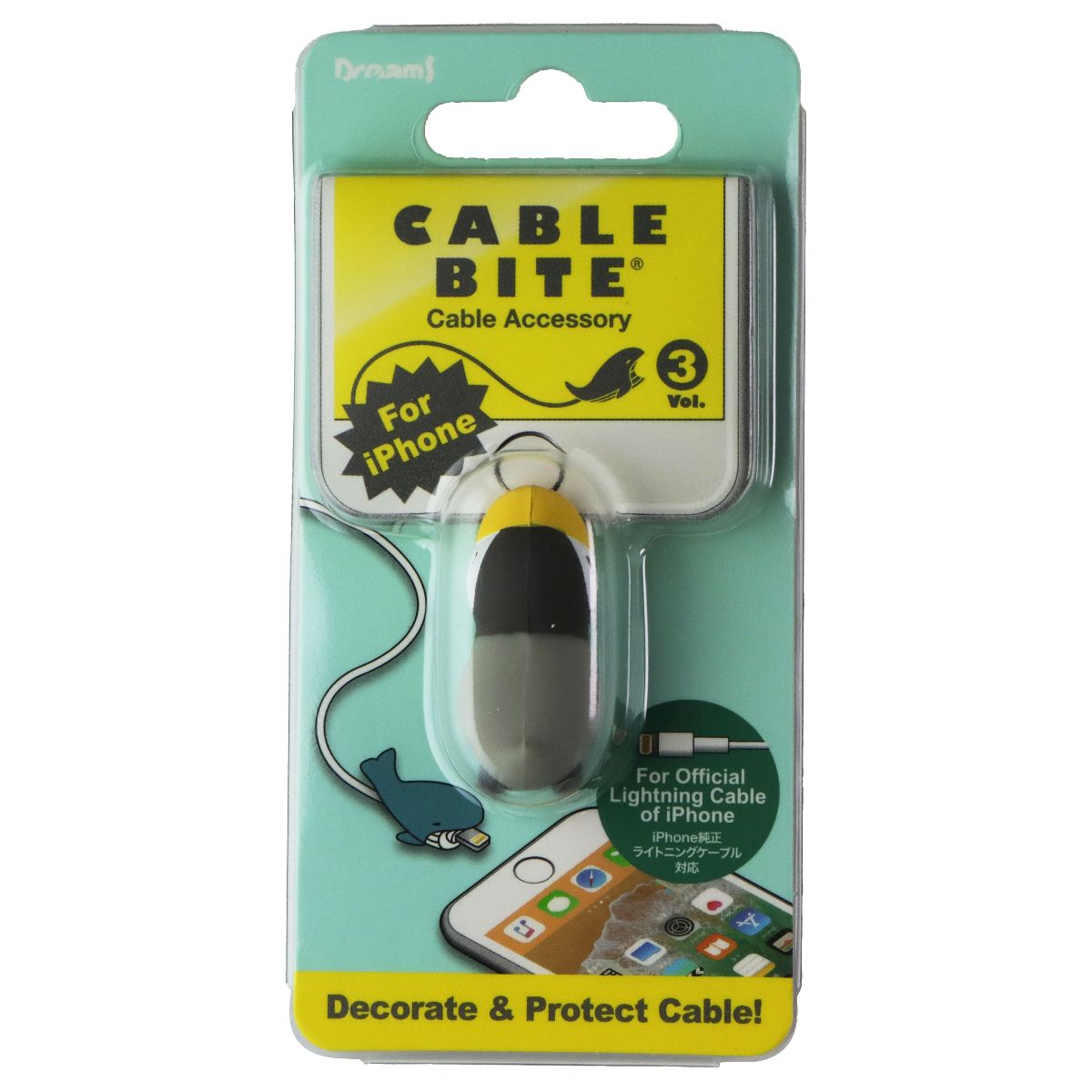 Cable Bite Cable Accessory for iPhone Cables & More - Penguin Cell Phone - Other Accessories Cable Bite - Simple Cell Bulk Wholesale Pricing - USA Seller
