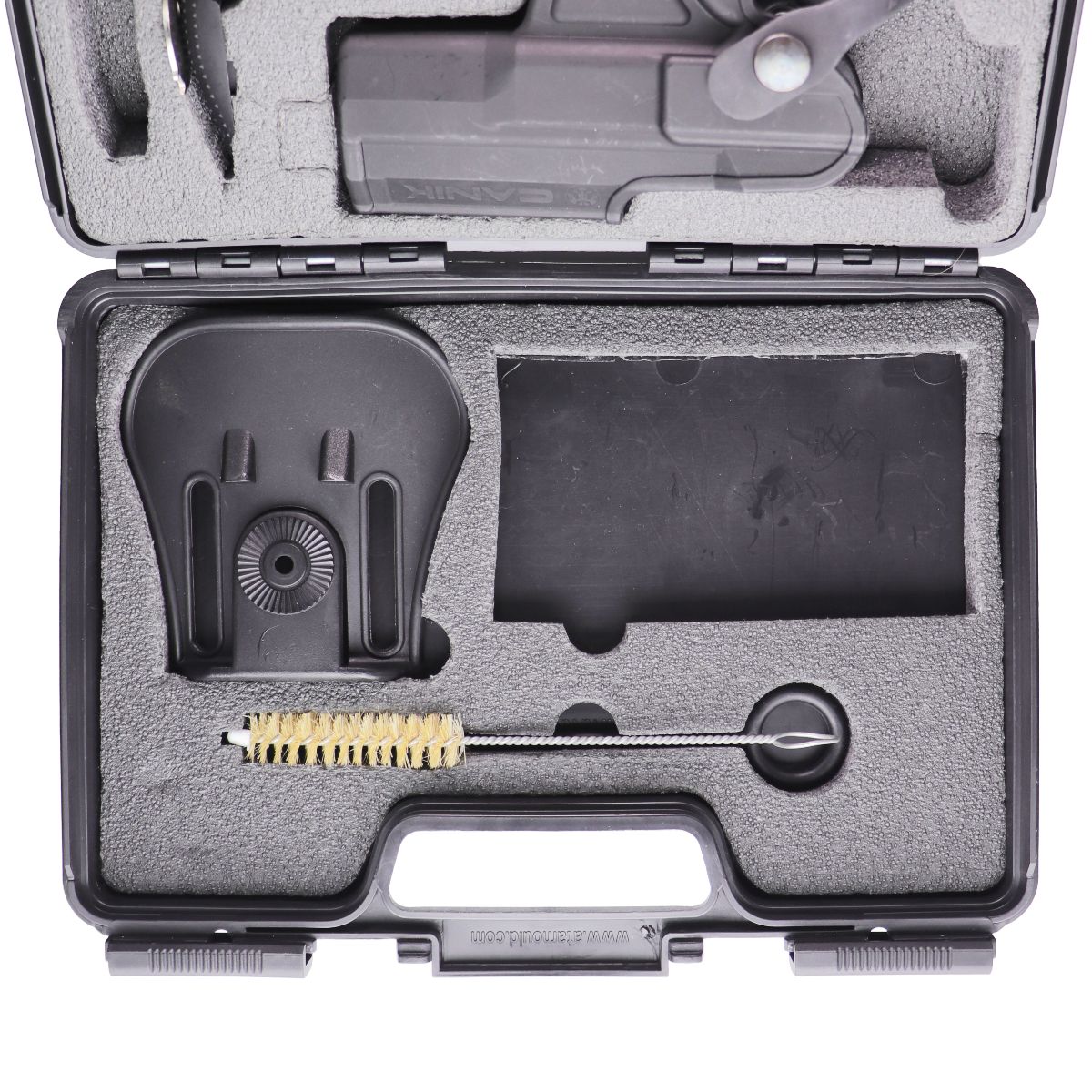 Canik TP9 9mm Pistol Hard Plastic Gun Case with some Accessories - Black Other Sporting Goods CANiK - Simple Cell Bulk Wholesale Pricing - USA Seller