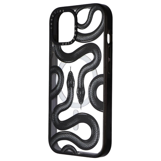 Casetify Impact Series Case for MagSafe for iPhone 15 - Black Kingsnake