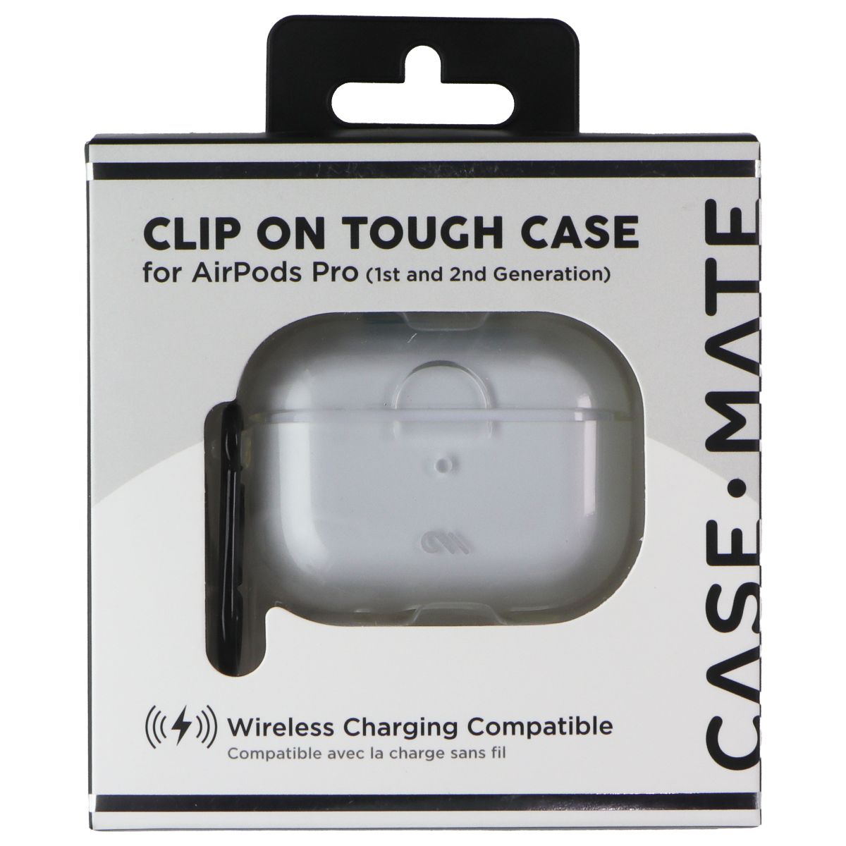 Case-Mate Clip On Tough Case for Apple AirPods Pro (1st/2nd Gen) - Clear iPod, Audio Player Accessories - Other Portable Audio Accs Case-Mate - Simple Cell Bulk Wholesale Pricing - USA Seller