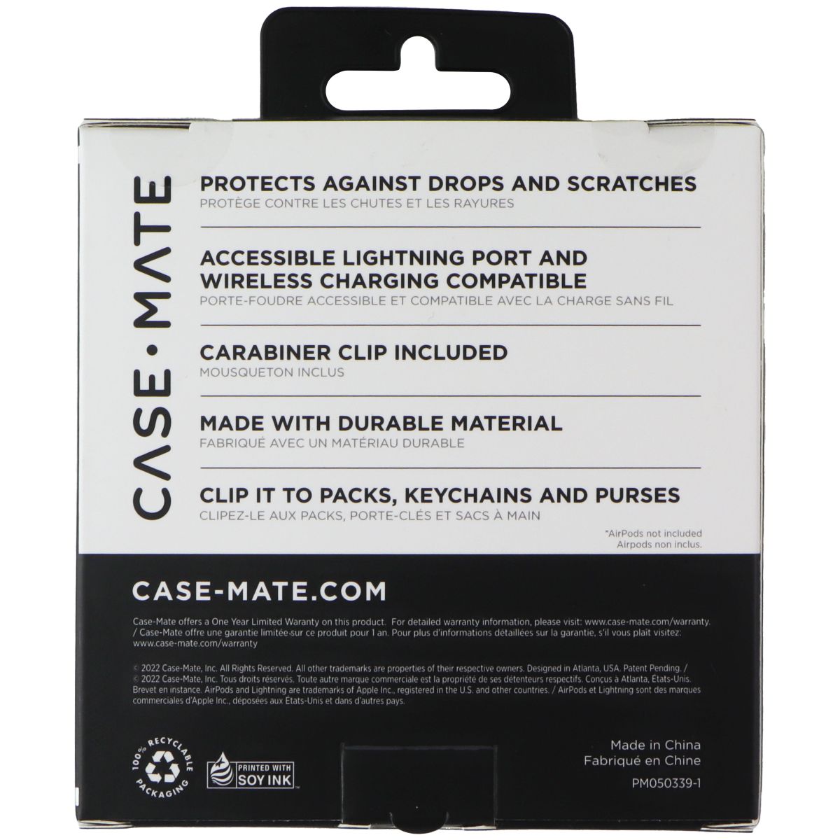 Case-Mate Clip On Tough Case for Apple AirPods Pro (1st/2nd Gen) - Clear iPod, Audio Player Accessories - Other Portable Audio Accs Case-Mate - Simple Cell Bulk Wholesale Pricing - USA Seller