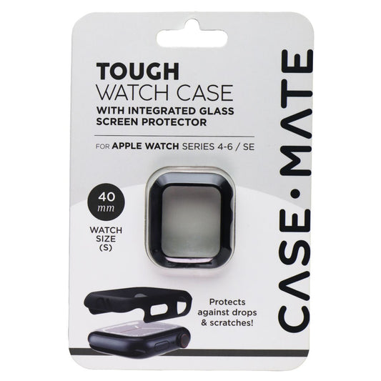 Case Mate-Tough Watch Case for Apple Watch Series 4-6/SE (40mm/Small) - Black Smart Watch Accessories - Smart Watch Cases Case-Mate - Simple Cell Bulk Wholesale Pricing - USA Seller