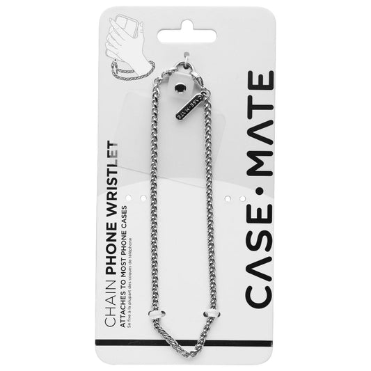 Case-Mate Detachable Chain Phone Wristlet for Smartphone Cases - Dainty Silver Cell Phone - Straps & Charms Case-Mate - Simple Cell Bulk Wholesale Pricing - USA Seller