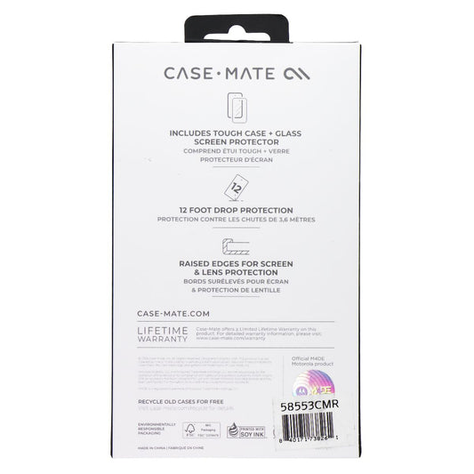 Case-Mate Protection Pack Case & Screen Protector for Moto G Play (2024) - Clear Cell Phone - Cases, Covers & Skins Case-Mate - Simple Cell Bulk Wholesale Pricing - USA Seller