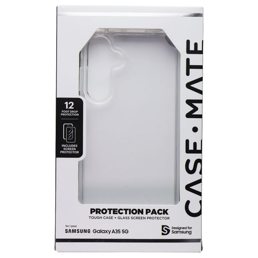 Case-Mate Protection Pack Case & Screen Protector for Galaxy A35 5G - Clear Cell Phone - Cases, Covers & Skins Case-Mate - Simple Cell Bulk Wholesale Pricing - USA Seller