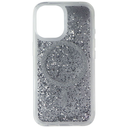 Case-Mate Waterfall Case with MagSafe for Apple iPhone 16 - Silver Glitter Cell Phone - Cases, Covers & Skins Case-Mate - Simple Cell Bulk Wholesale Pricing - USA Seller