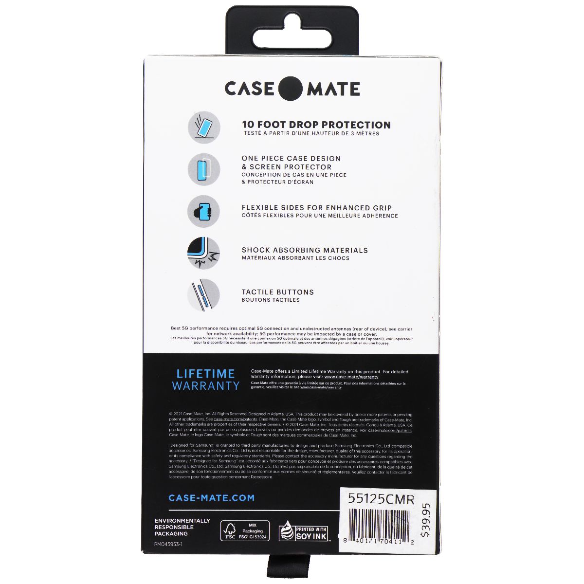 Case-Mate Protection Pack Case & Screen Protector for Galaxy A42 5G - Clear Cell Phone - Cases, Covers & Skins Case-Mate - Simple Cell Bulk Wholesale Pricing - USA Seller