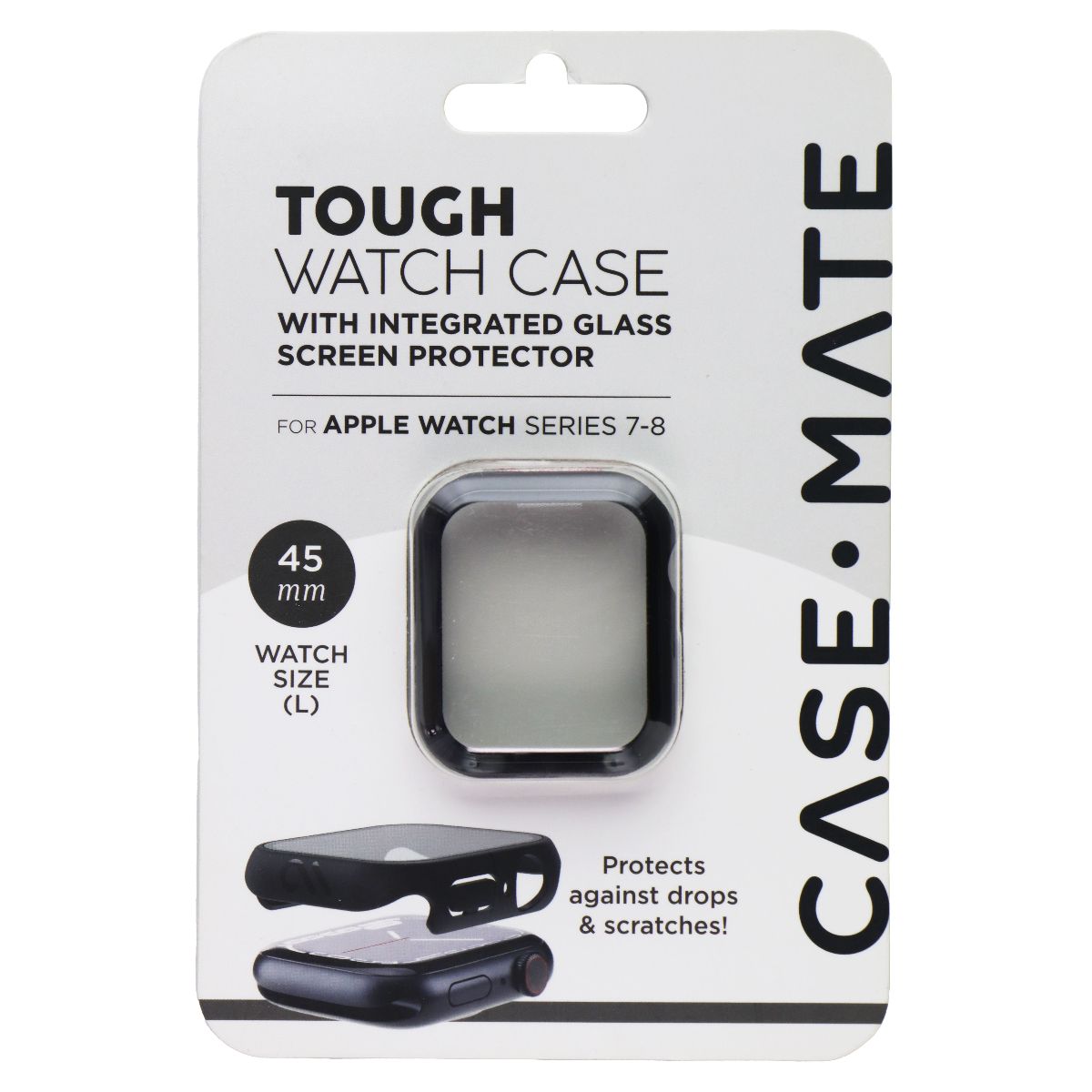 Case-Mate Tough Watch Case for Apple Watch 7/8 (45MM) - Black