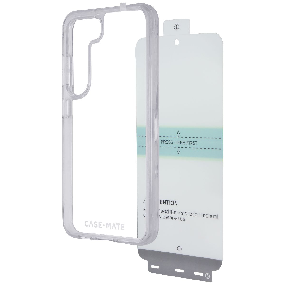 Case-Mate Protection Pack Case & Screen Protector for Samsung Galaxy S23 - Clear