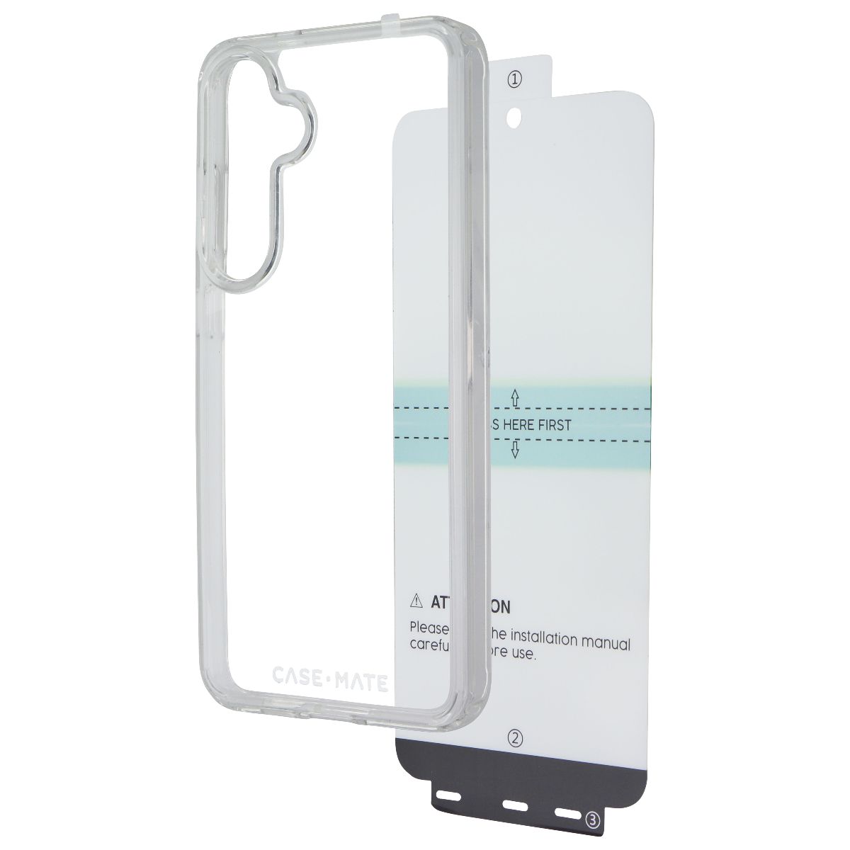Case-Mate Protection Pack Case & Screen Protector for Galaxy (S24+) - Clear