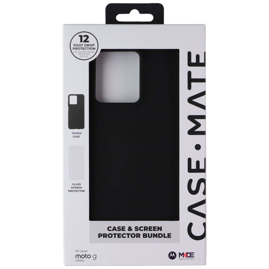 Case-Mate Tough Case & Screen Protector Bundle for Motorola Moto G 2025 - Black
