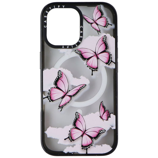 Casetify Impact Case for MagSafe for Apple iPhone 16 - Pink Butterfly