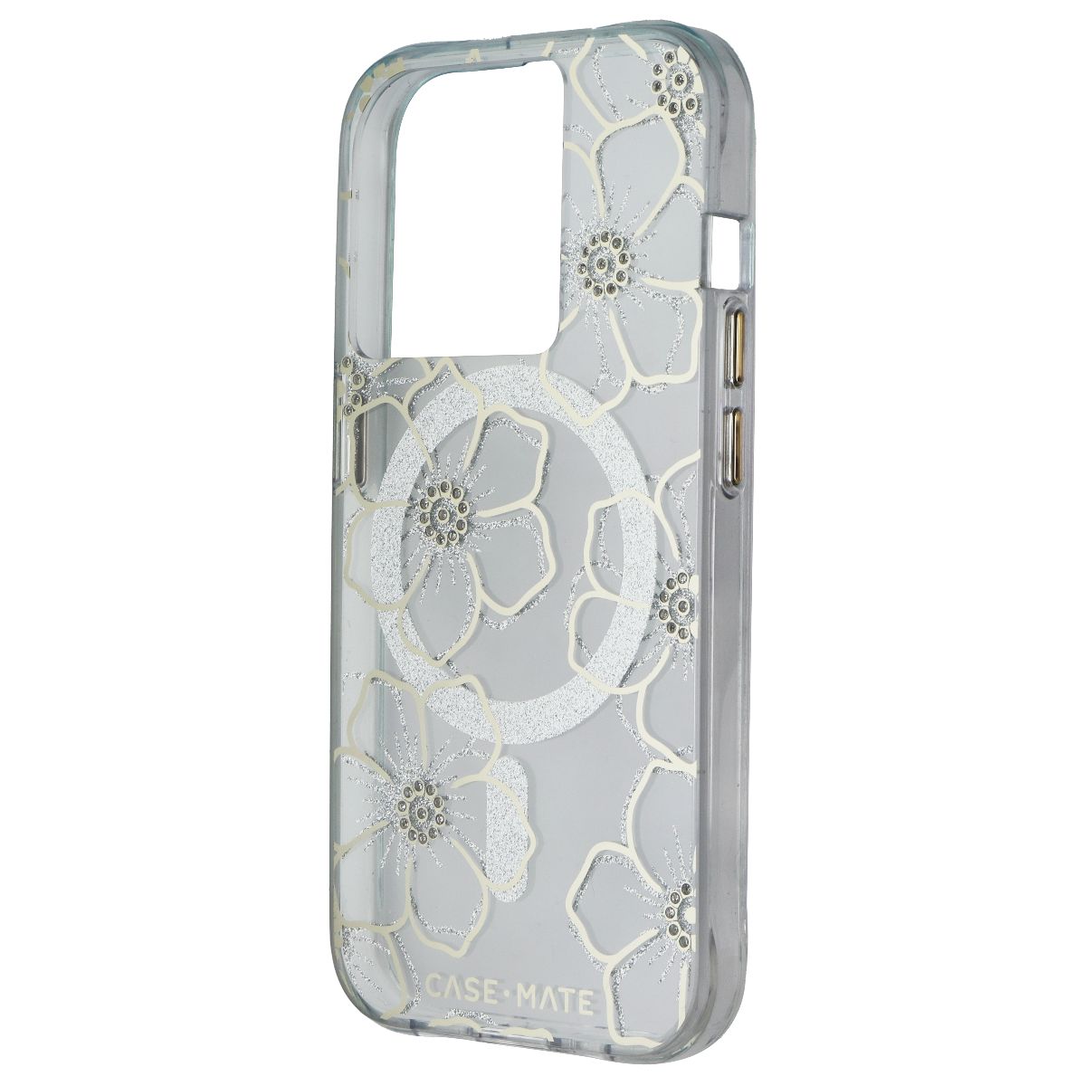 Case-Mate Hard Case for MagSafe for Apple iPhone 15 Pro - Floral Gems Cell Phone - Cases, Covers & Skins Case-Mate - Simple Cell Bulk Wholesale Pricing - USA Seller
