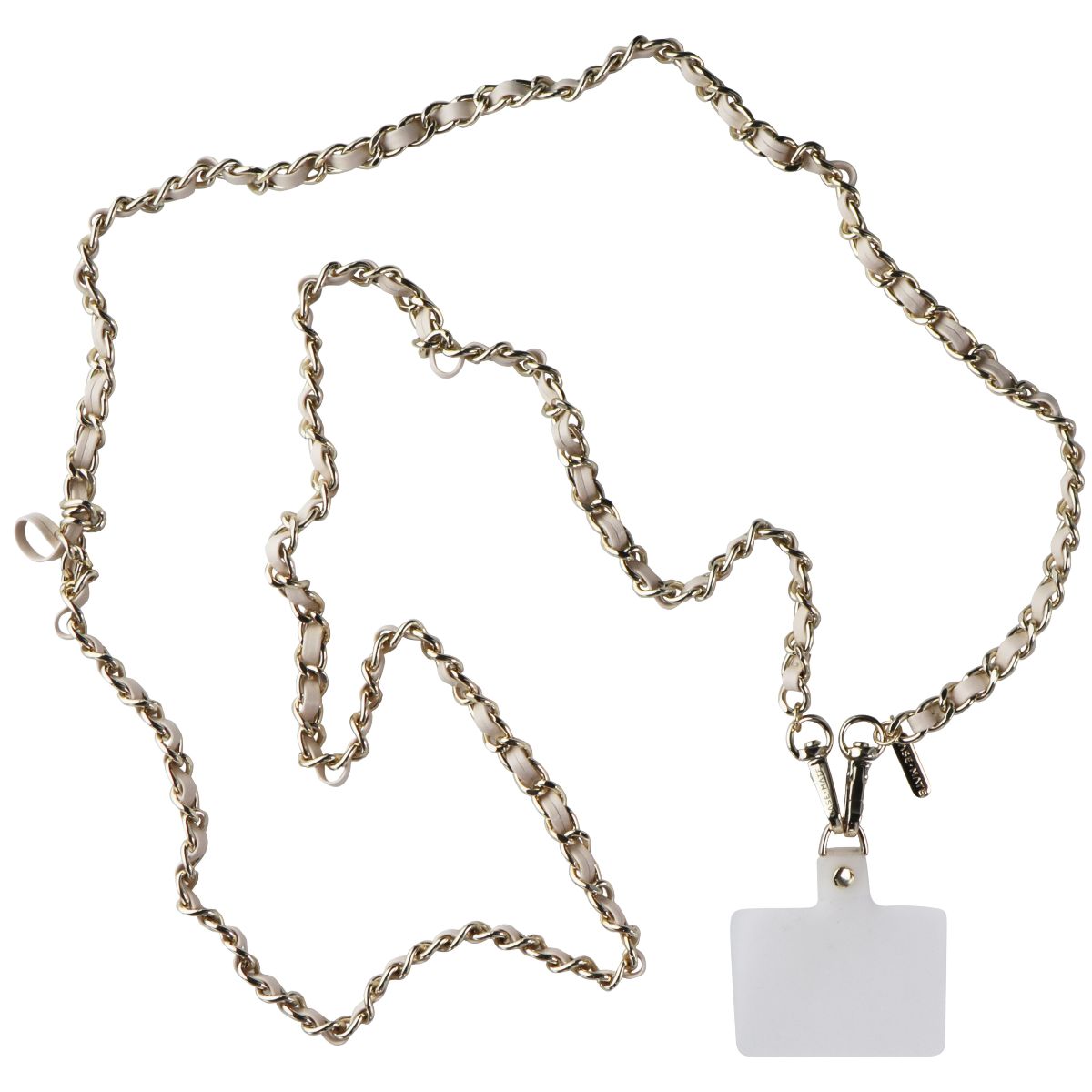 Case-Mate Phone Crossbody Adjustable Smartphone Leather & Gold Chain - Cream Cell Phone - Other Accessories Case-Mate - Simple Cell Bulk Wholesale Pricing - USA Seller