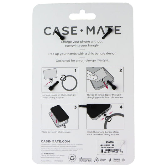 Case-Mate Universal Phone Bangle Bracelet for Phone Cases - Black