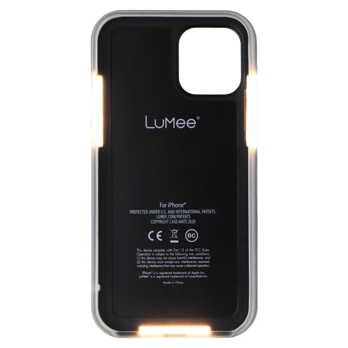 Case-Mate LuMee Halo Series LED Case for Apple iPhone 12 Pro Max - Holographic Cell Phone - Cases, Covers & Skins Case-Mate - Simple Cell Bulk Wholesale Pricing - USA Seller