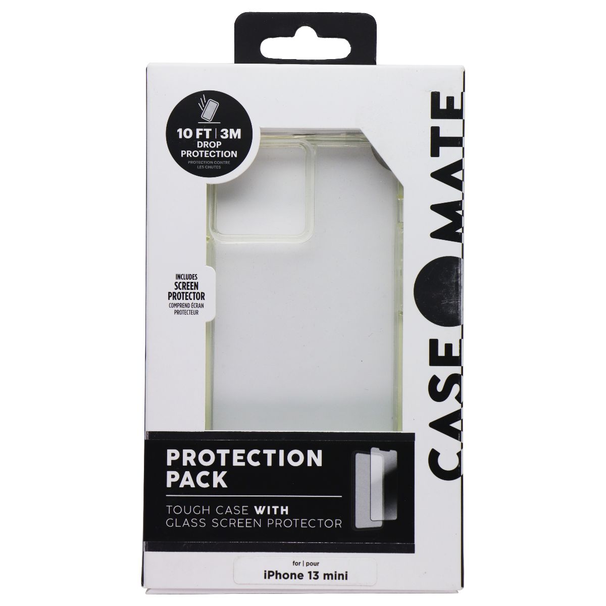 Case-Mate Tough Series Clear Case & Screen Protector for iPhone 13 Mini Cell Phone - Cases, Covers & Skins Case-Mate - Simple Cell Bulk Wholesale Pricing - USA Seller