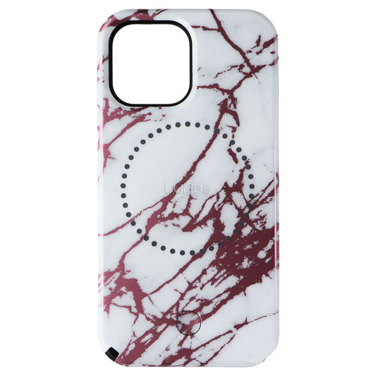 Case-Mate LuMee Halo Case for iPhone 13 Pro Max/12 Pro Max - White/Rose Marble Cell Phone - Cases, Covers & Skins Case-Mate - Simple Cell Bulk Wholesale Pricing - USA Seller