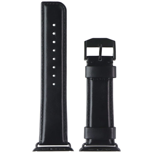 Case-Mate Watch Band for Apple Watch Series 1-10/SE - Black Leather