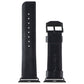 Case-Mate Watch Band for Apple Watch Series 1-10/SE (42mm-49mm) - Black Leather Smart Watch Accessories - Watch Bands Case-Mate - Simple Cell Bulk Wholesale Pricing - USA Seller
