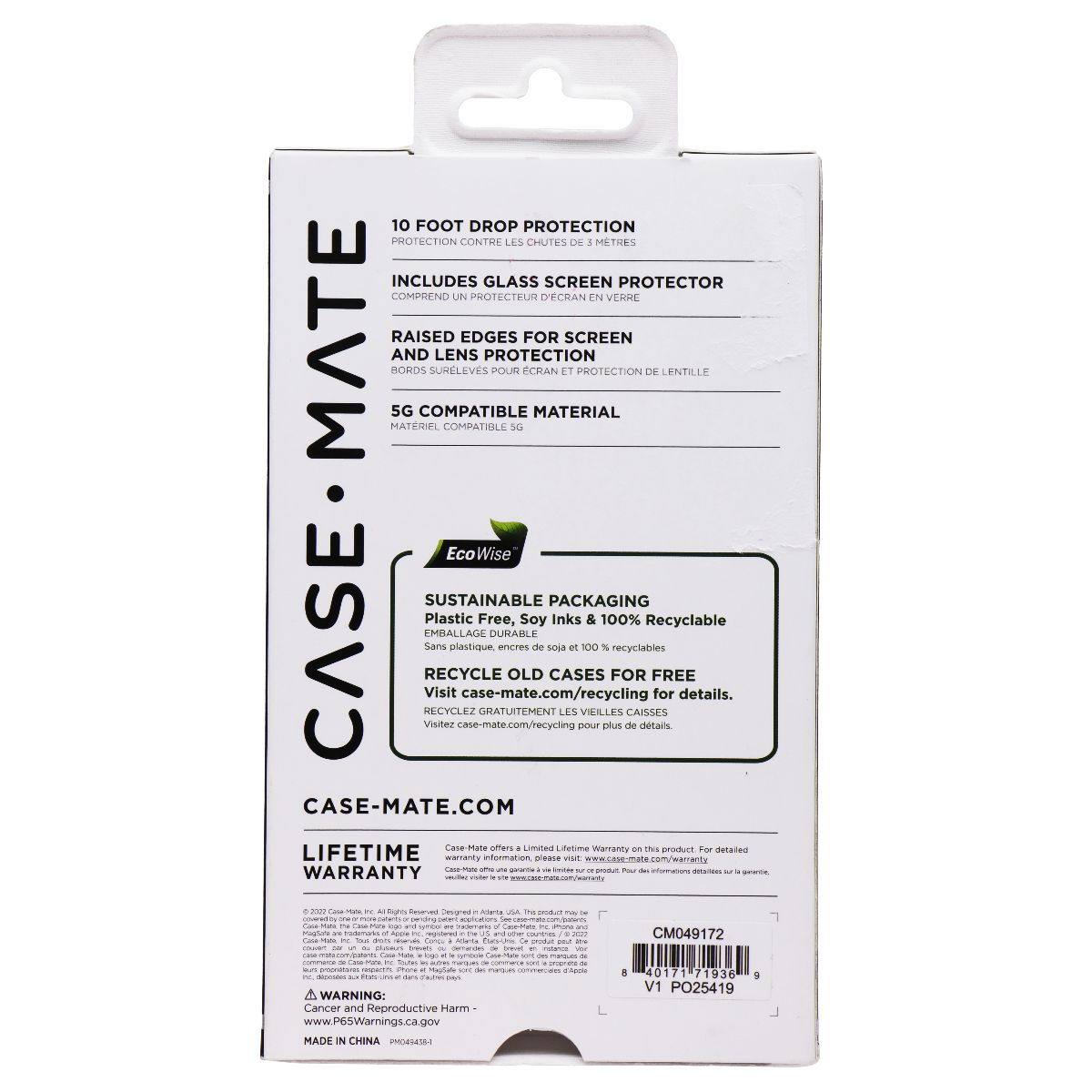 Case-Mate Protection Pack for MagSafe for Apple iPhone 14 - Clear Cell Phone - Accessory Bundles Case-Mate - Simple Cell Bulk Wholesale Pricing - USA Seller