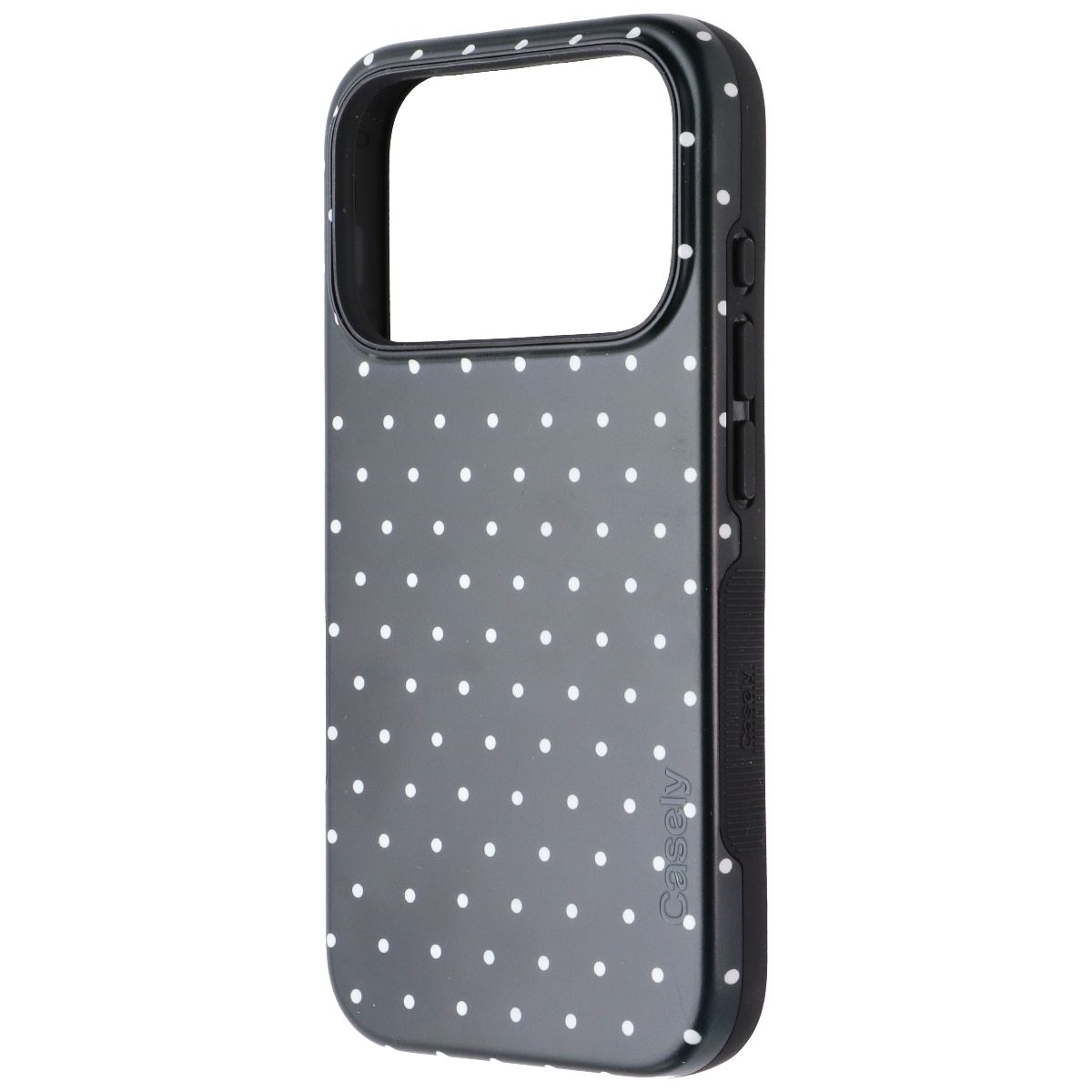 Casely On the Dot Series Bold Flex MagSafe Case for iPhone 17 Pro - Black Polka