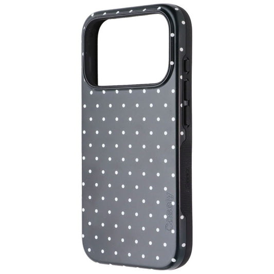 Casely On the Dot Series Bold Flex MagSafe Case for iPhone 17 Pro - Black Polka Cell Phone - Cases, Covers & Skins Casely - Simple Cell Bulk Wholesale Pricing - USA Seller