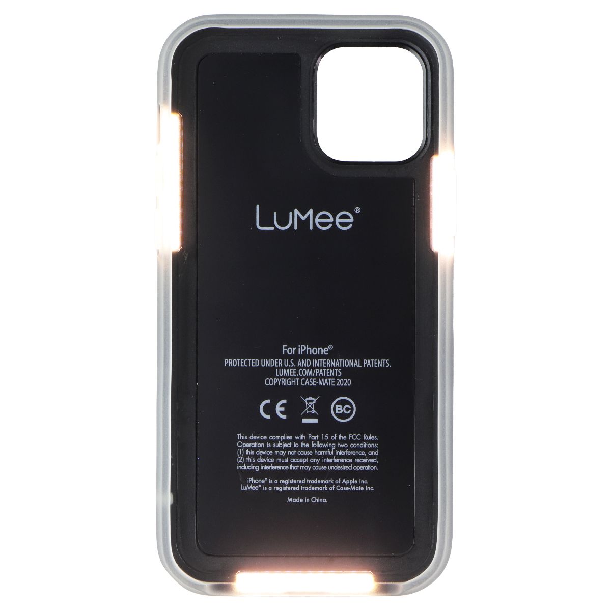 Case-Mate LuMee Halo LED Case for Apple iPhone 12 / iPhone 12 Pro - Holographic Cell Phone - Cases, Covers & Skins Case-Mate - Simple Cell Bulk Wholesale Pricing - USA Seller