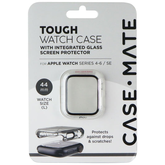 Case-Mate Tough Watch Case for Apple Watch Series 4-6/SE (44mm/L) - Clear/Black Smart Watch Accessories - Smart Watch Cases Case-Mate - Simple Cell Bulk Wholesale Pricing - USA Seller