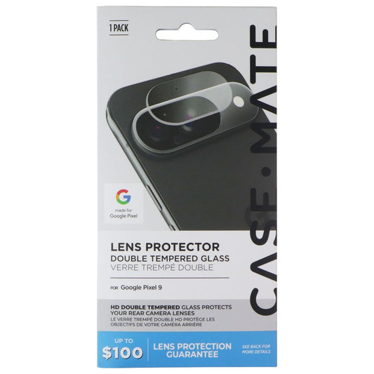 Case-Mate Double Tempered Glass Lens Protector for Google Pixel 9 Cell Phone - Screen Protectors Case-Mate - Simple Cell Bulk Wholesale Pricing - USA Seller