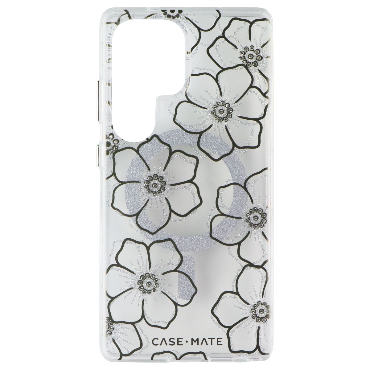 Case-Mate Magnetic Sparkle Case for Samsung Galaxy S25 Ultra - Floral Gems Cell Phone - Cases, Covers & Skins Case-Mate - Simple Cell Bulk Wholesale Pricing - USA Seller